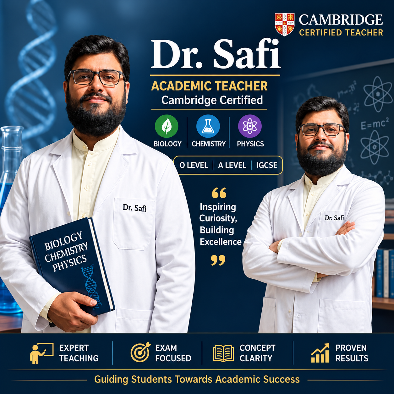 Dr. Safi Naqvi - Science Expert